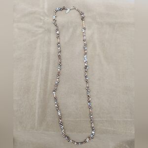 Talbots Strand Of Pearls Necklace White Brown Classy And Classic Design Timeless